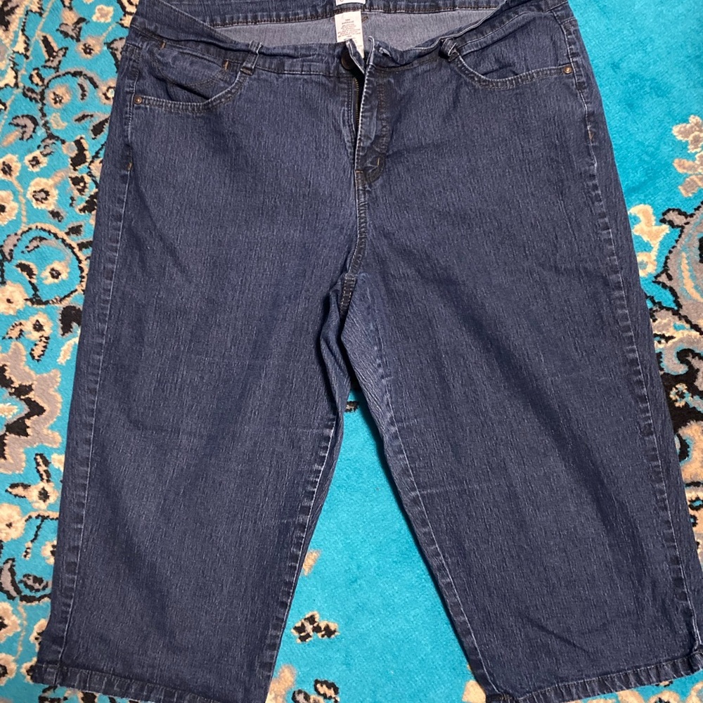 Just My Size Women's Blue Ankle & Cropped Jeans